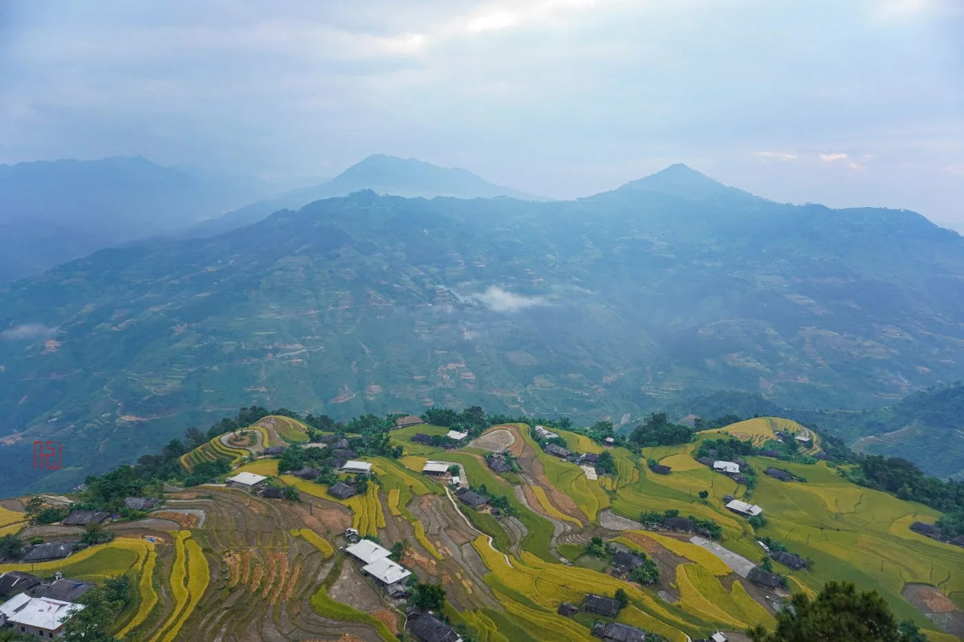 Terraced rice fields at Hoang Su Phi, Ha Giang province, Vietnam