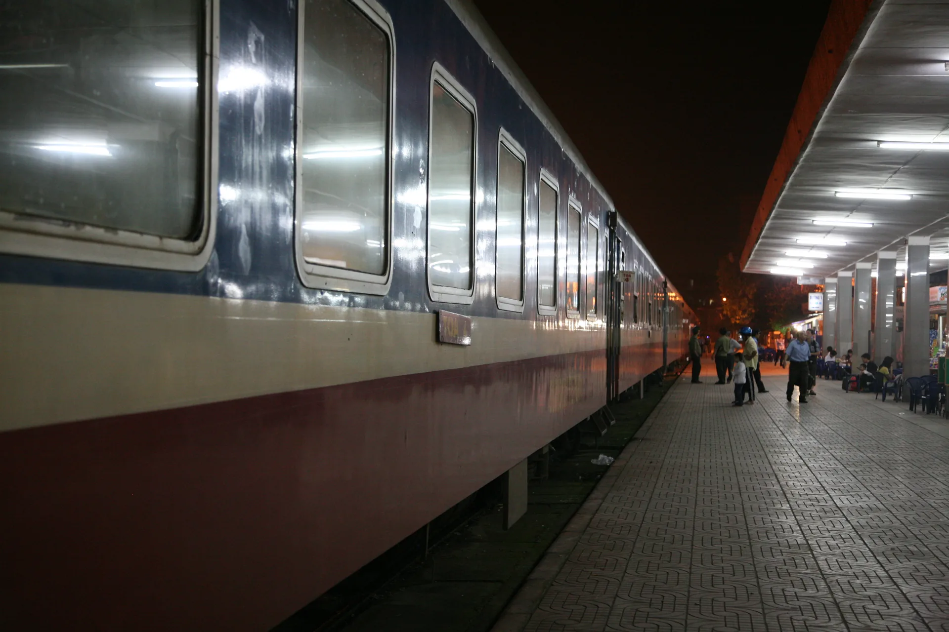 Hanoi railway station — the northern terminus of the Reunification Express, built by the French in 1902