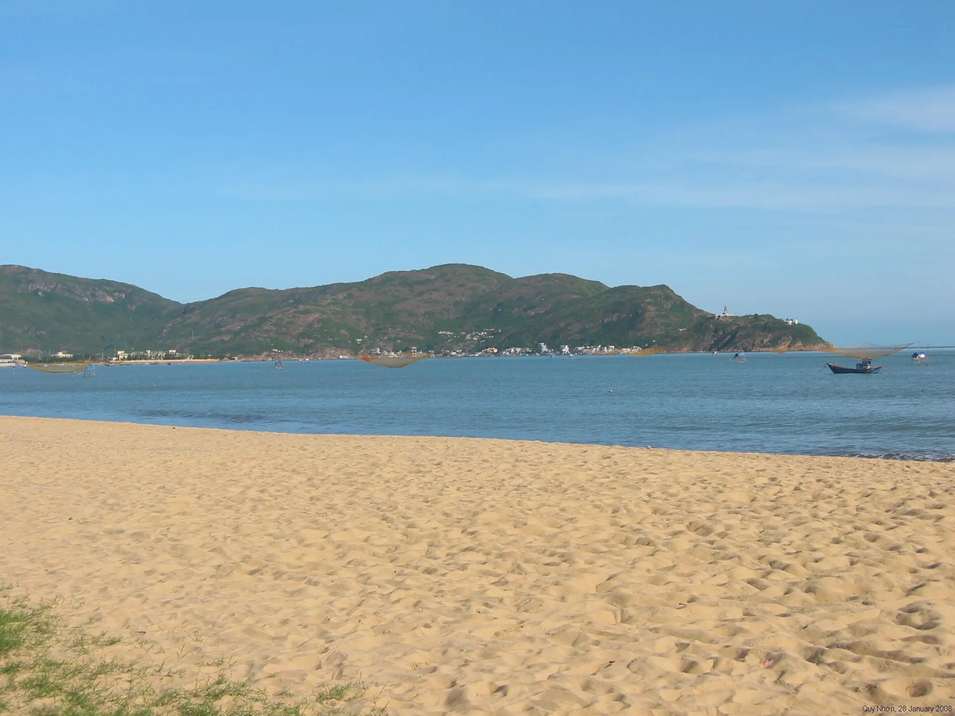 Quy Nhon Vietnam beach shoreline