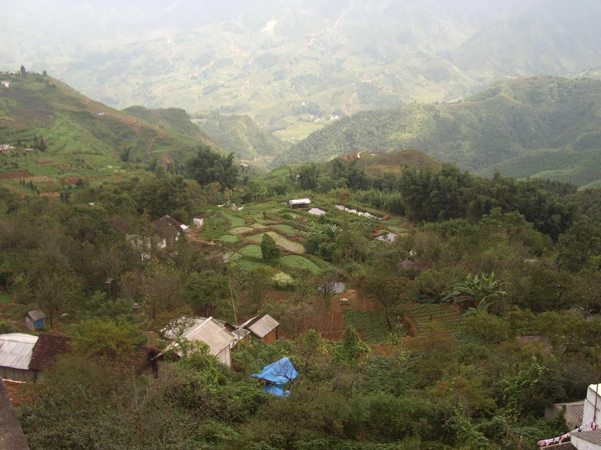 Northern Vietnam mountain landscape range valley