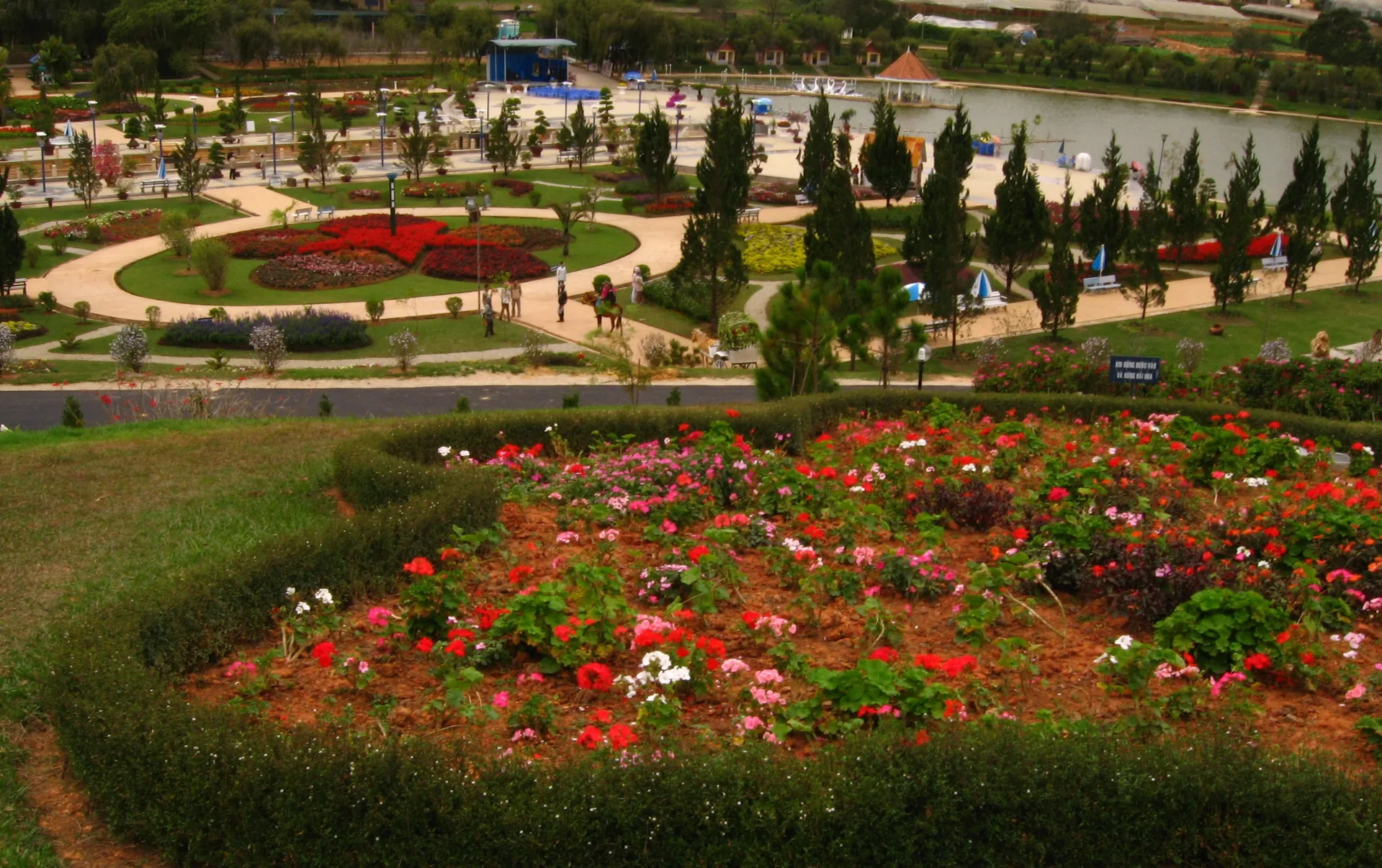 Da Lat Vietnam flower garden greenhouse