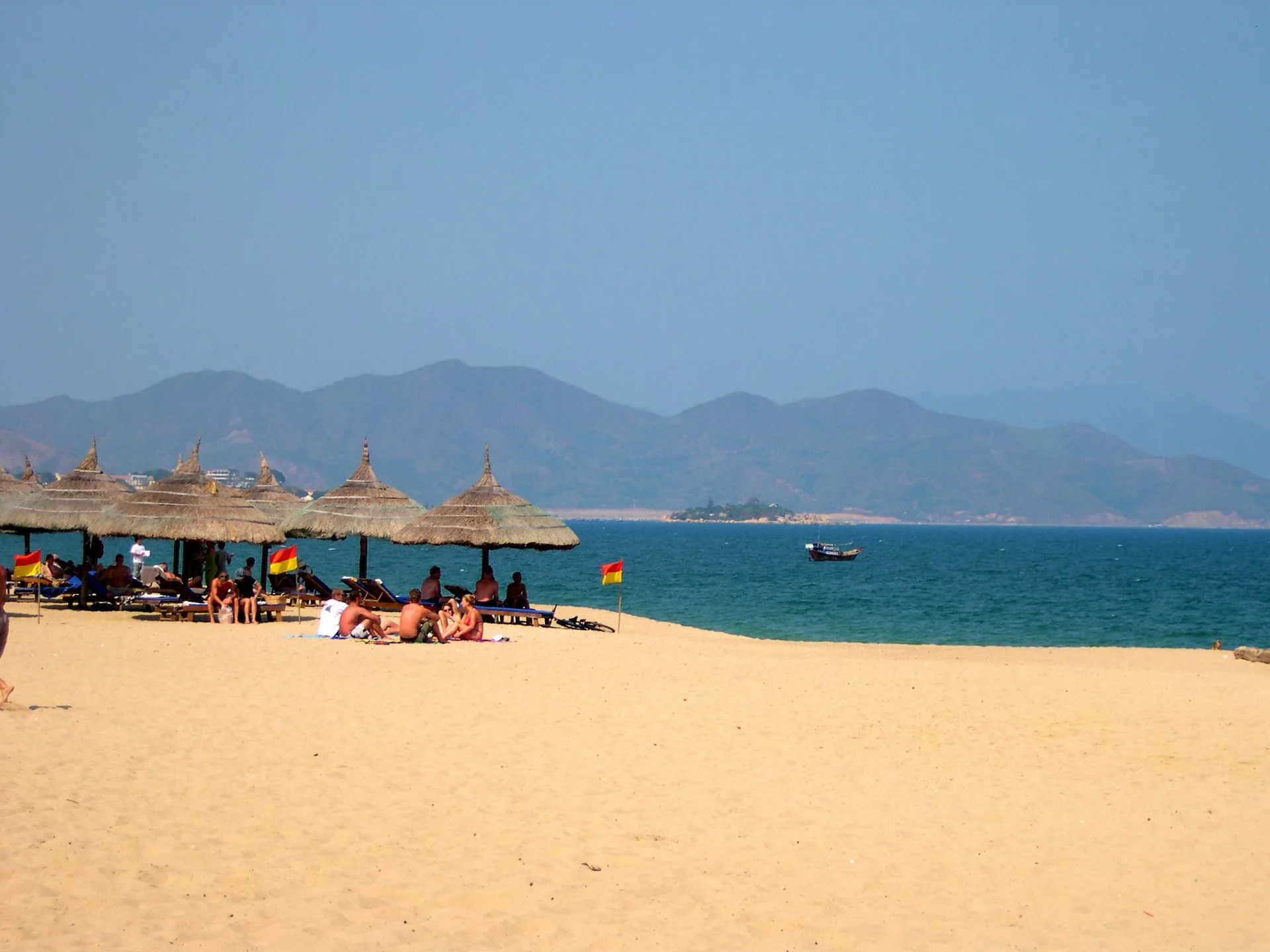 Vietnam beach Nha Trang coastline — one of Vietnam's longest and most accessible urban beaches, with resorts ranging from budget guesthouses to 5-star international hotels