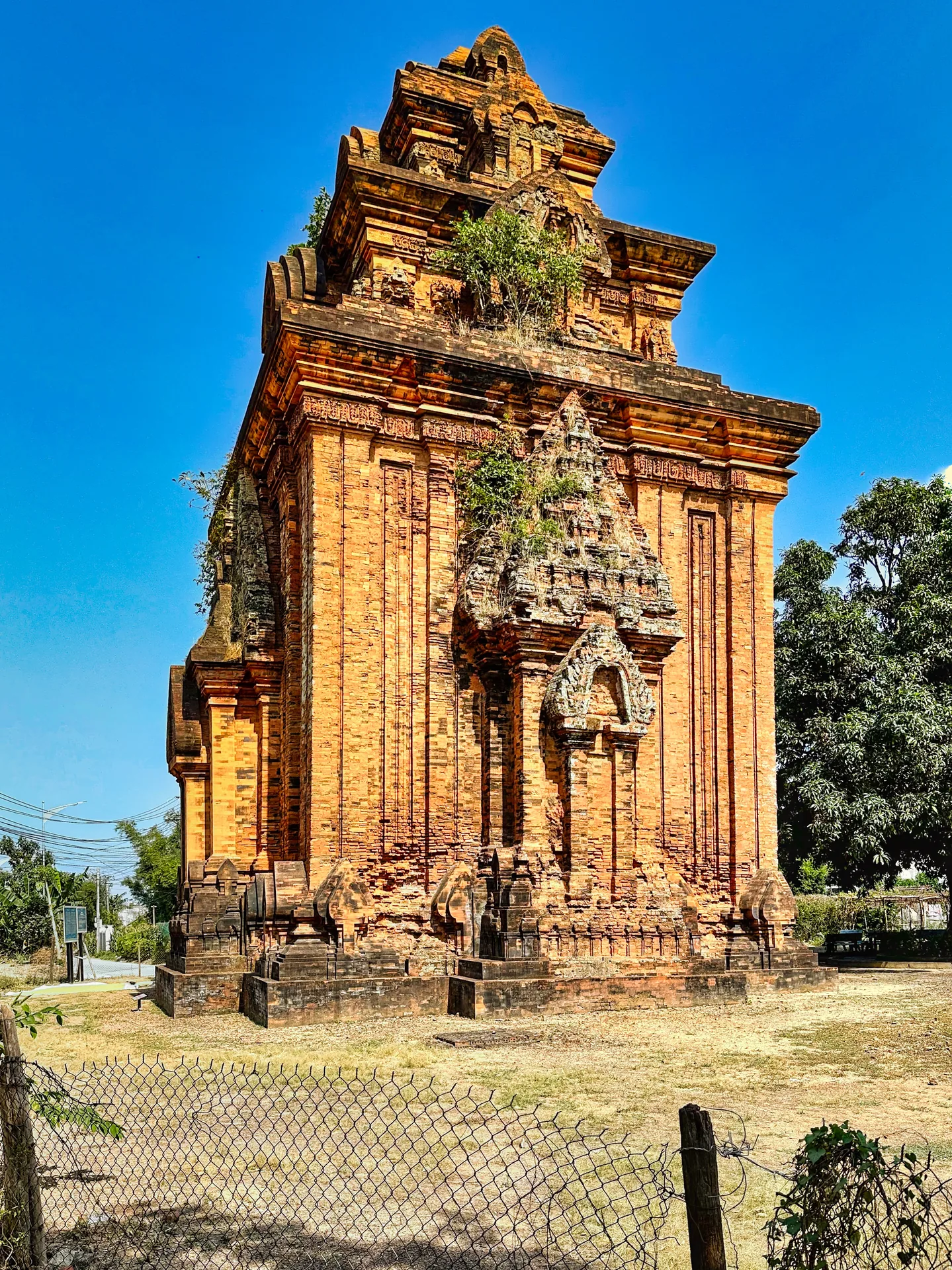 Cham tower Binh Dinh Vietnam ancient Hinduism