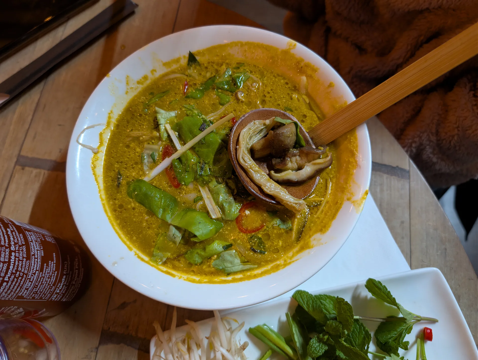 Pho noodle soup Vietnam — the national dish served everywhere from street stalls to sit-down restaurants; the broth is the difference-maker