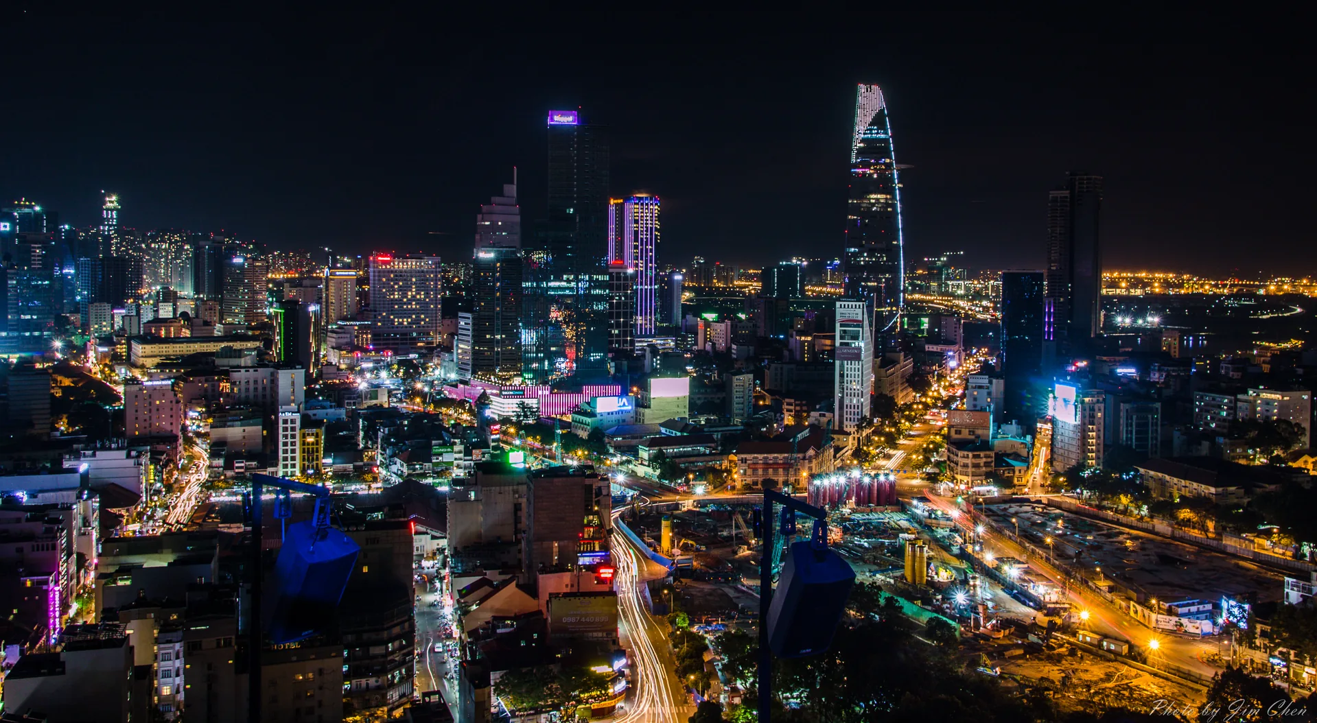 Ho Chi Minh City Vietnam night skyline — the south's year-round warm climate makes it one of Vietnam's most accessible destinations at any time of year