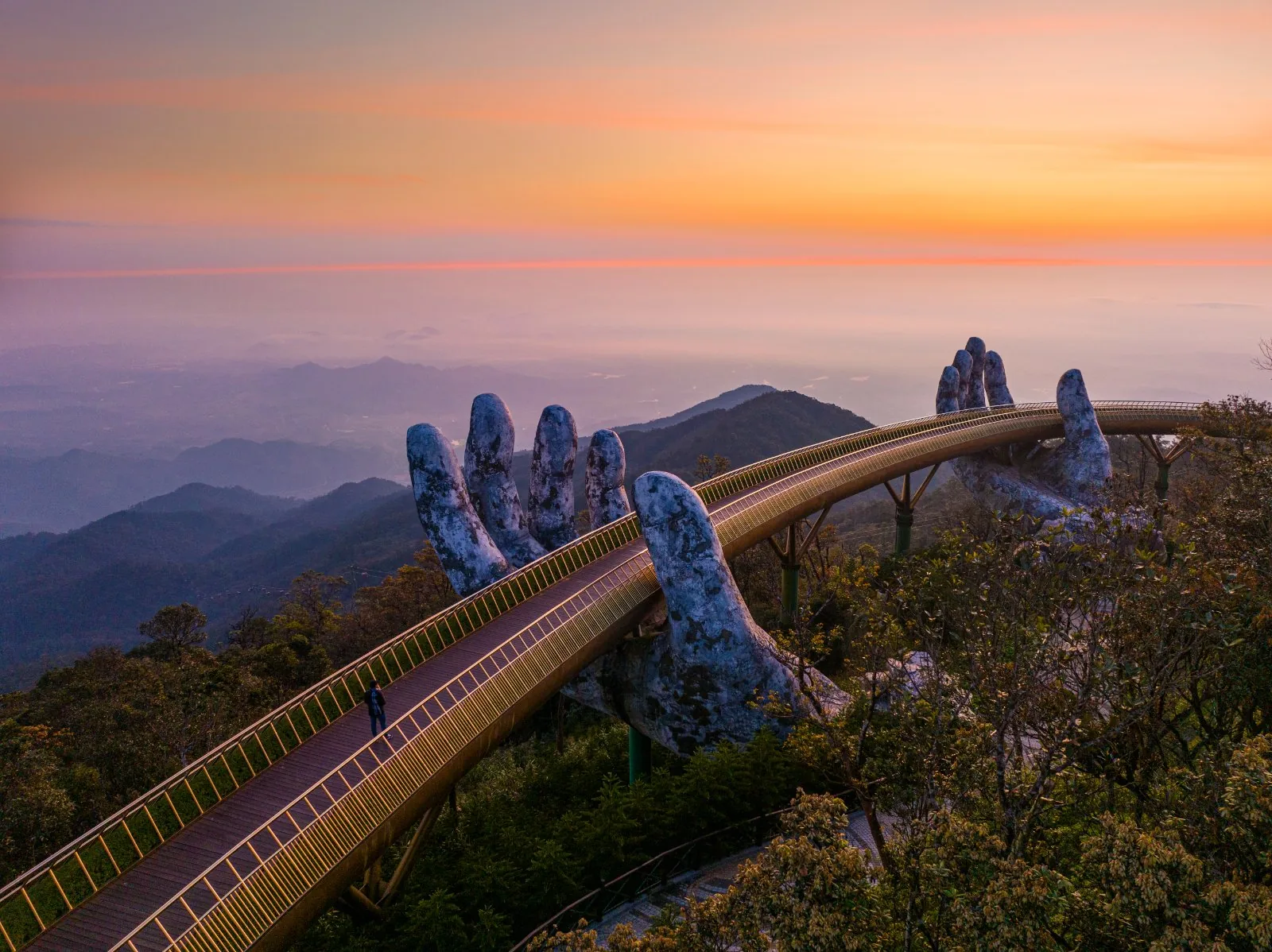 The Golden Bridge at Ba Na Hills, Da Nang