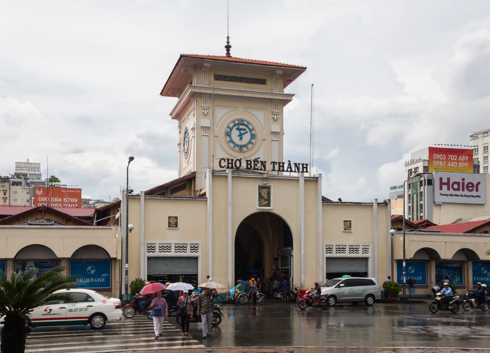 Ben Thanh Market Ho Chi Minh City Vietnam — the iconic colonial-era covered market at the heart of Saigon
